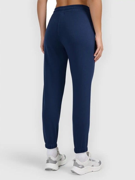 Damskie spodnie dresowe 4F TROF1658 31S  granatowy