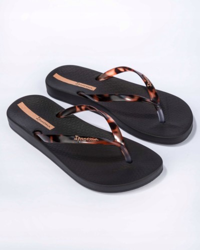 Damskie klapki japonki Ipanema Anat connect II fem 83648-AR100 czarny