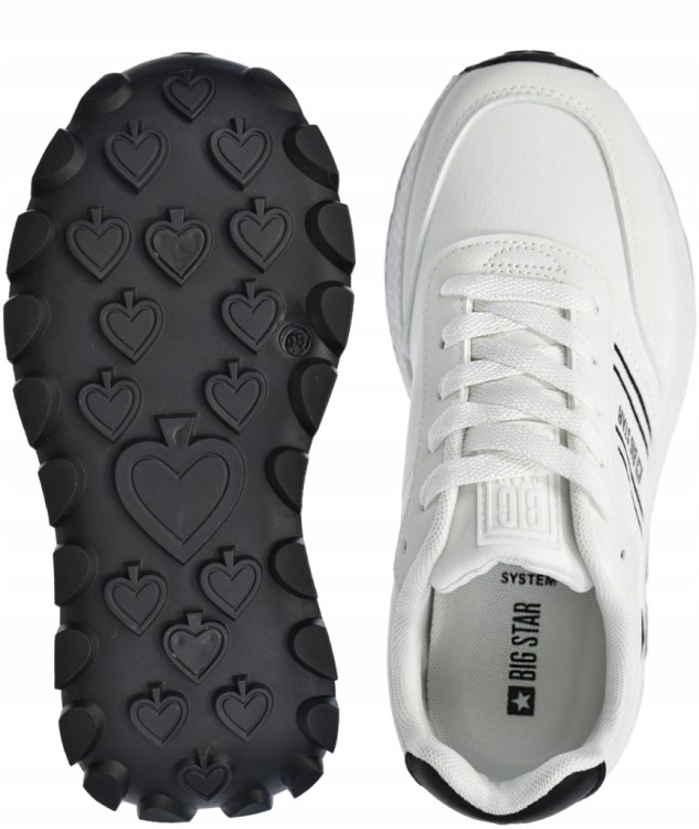 Damskie buty Big Star TT274882 biały
