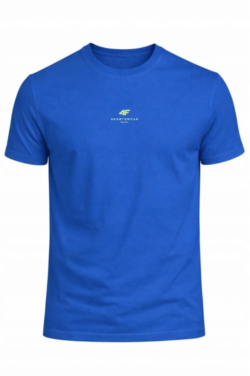 Męska koszulka 4F T-shirt TSHM3987 36S niebieski