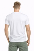 Męska koszulka 4F T-shirt TSHM3987 10S  biały