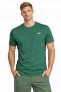 Męska koszulka 4F T-shirt bawełniany TSHM3986 41S  zielony