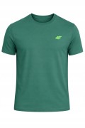 Męska koszulka 4F T-shirt bawełniany TSHM3986 41S  zielony