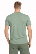 Męska koszulka 4F T-shirt bawełniany TSHM3986 43S j.zielony
