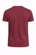 Męska koszulka 4F T-shirt bawełniany TSHM3986 60S bordowy