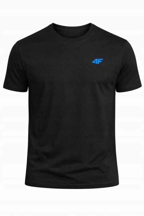Męska koszulka 4F T-shirt bawełniany TSHM3986 20S czarny
