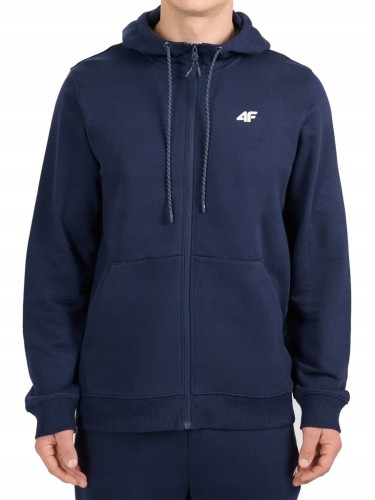 Męska bluza z kapturem 4F SWSM2550 31S granatowy
