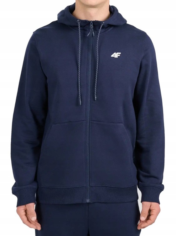 Męska bluza z kapturem 4F SWSM2550 31S granatowy