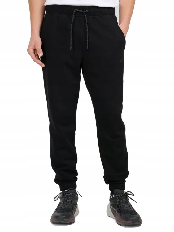 Męski dres sportowy 4F SWSM2550+TRM1673 20S czarny
