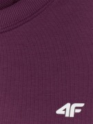 Damski dres sportowy 4F SWSF2204+TROF1421 60S bordowy
