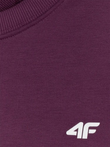 Damski dres sportowy 4F SWSF2204+TROF1421 60S bordowy
