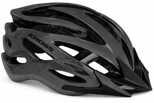 Kask rowerowy Kross Laki 0008LBK czarny/szary