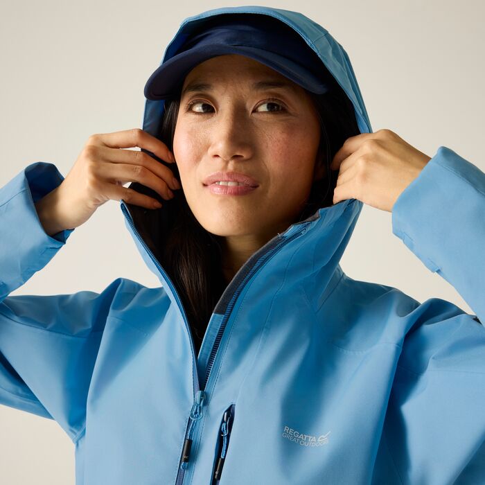 Damska kurtka przeciwdeszczowa Regatta RWW455 ZYA niebieski