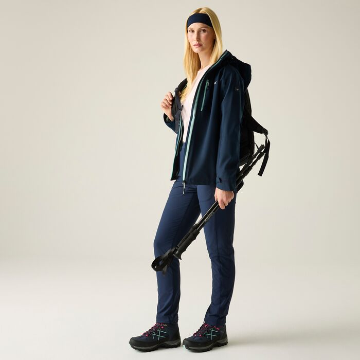 Damska kurtka przeciwdeszczowa Regatta RWW455 74T granatowy