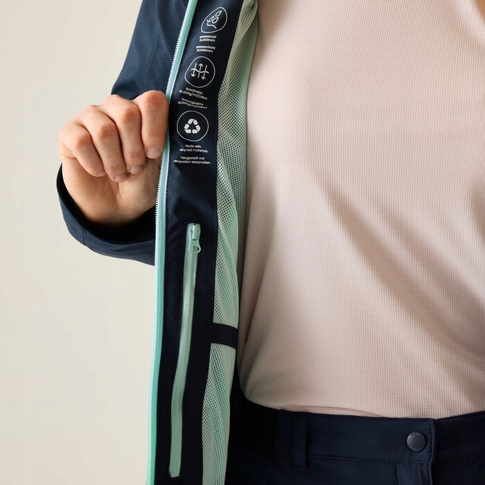 Damska kurtka przeciwdeszczowa Regatta RWW455 74T granatowy