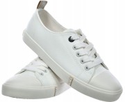 Damskie trampki Big Star tenisówki TT274023 biały