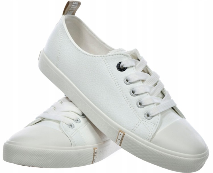 Damskie trampki Big Star tenisówki TT274023 biały