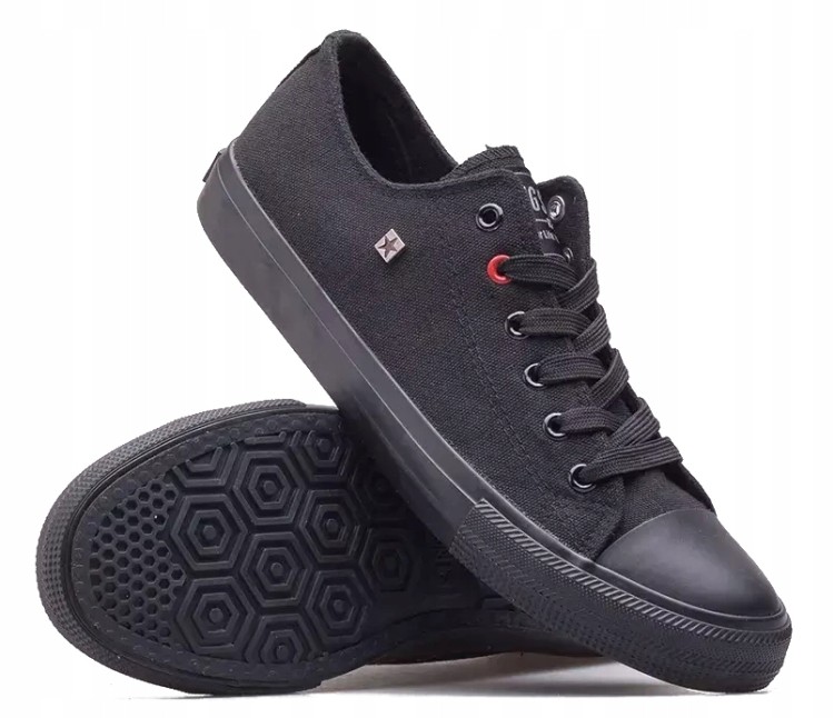 Męskie trampki Big Star tenisówki T174110 906 czarny