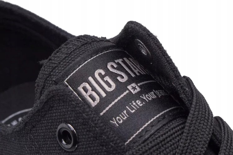 Męskie trampki Big Star tenisówki T174110 906 czarny