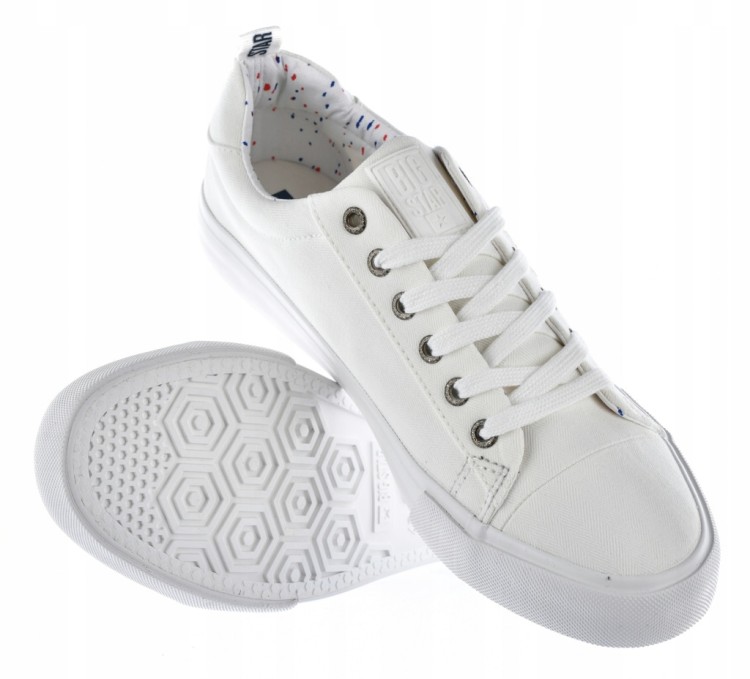 Męskie trampki Big Star tenisówki KK174001 biały