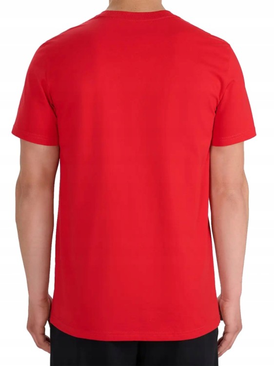 Męska koszulka zestaw 3 sztuk 4F T-shirt 3-pak TSHM3341 020S+62S+27M czarny/czerwony/j.szary