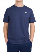 Męska koszulka zestaw 3 sztuk 4F T-shirt 3-pak TSHM3341 31S+33S+10S granatowy/niebieski/biały