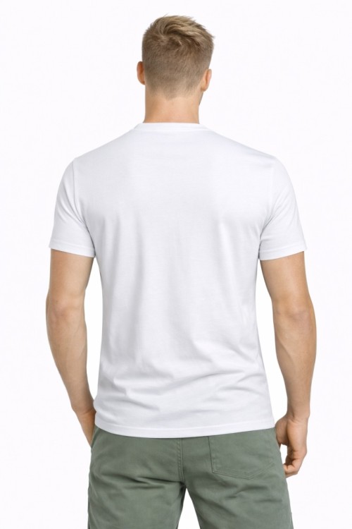 Męska koszulka zestaw 3 sztuk 4F T-shirt 3-pak TSHM3986 20S+10S+60S czarny/biały/bordowy