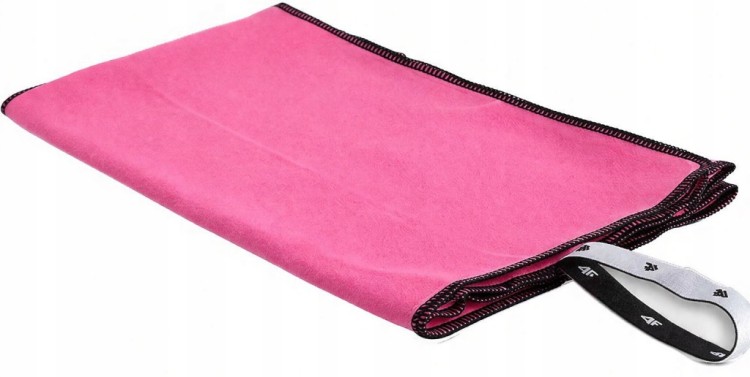 Ręcznik szybkoschnący z mikrofibry 80x130cm 4F TOWU075 54S różowy