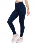 Damskie legginsy prążkowane Moraj RDL1000-020 granatowy