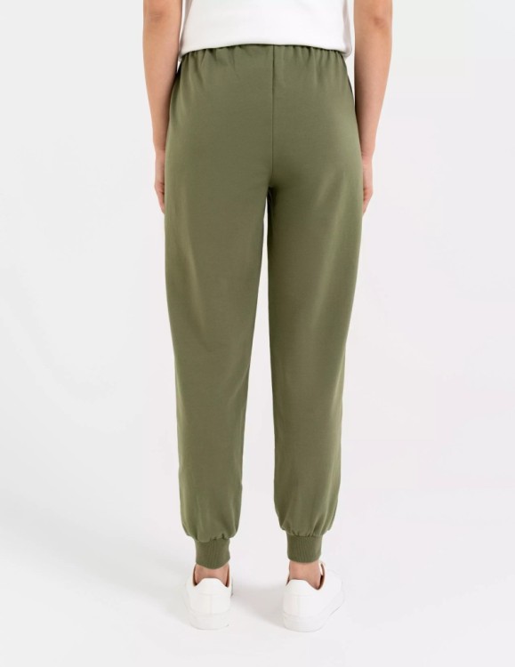 Damskie spodnie dresowe Moraj OSD2500-008 khaki