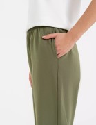 Damskie spodnie dresowe Moraj OSD2500-008 khaki