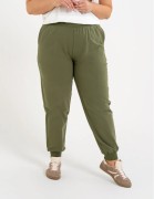 Damskie spodnie dresowe Moraj OSD2500-008 khaki