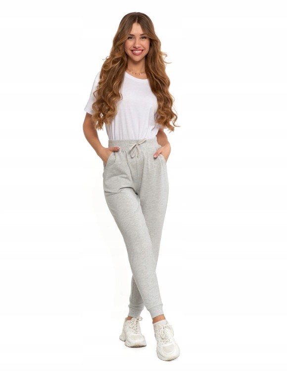 Damskie spodnie dresowe Moraj OSD2500-008 j. szary