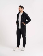 Męski dres sportowy Moraj OBM4400-001+OSM3400-001 czarny