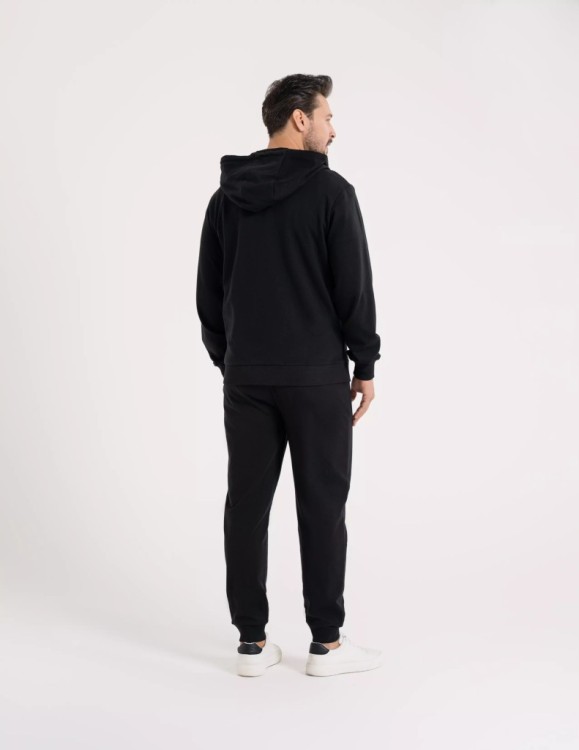 Męski dres sportowy Moraj OBM4400-001+OSM3400-001 czarny