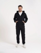 Męski dres sportowy Moraj OBM4400-001+OSM3400-001 czarny
