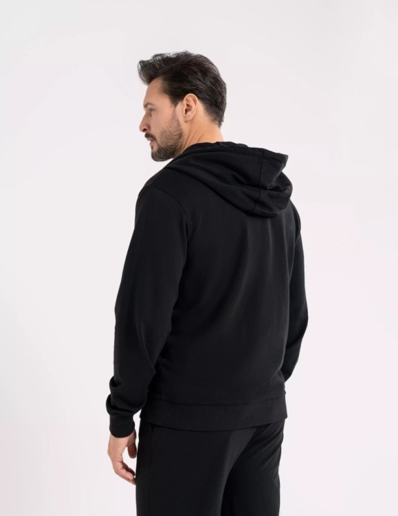 Męski dres sportowy Moraj OBM4400-001+OSM3400-001 czarny