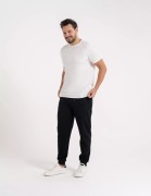 Męski dres sportowy Moraj OBM4400-001+OSM3400-001 czarny