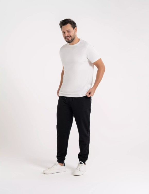 Męski dres sportowy Moraj OBM4400-001+OSM3400-001 czarny