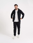 Męski dres sportowy Moraj OBM4400-001+OSM3400-001 czarny