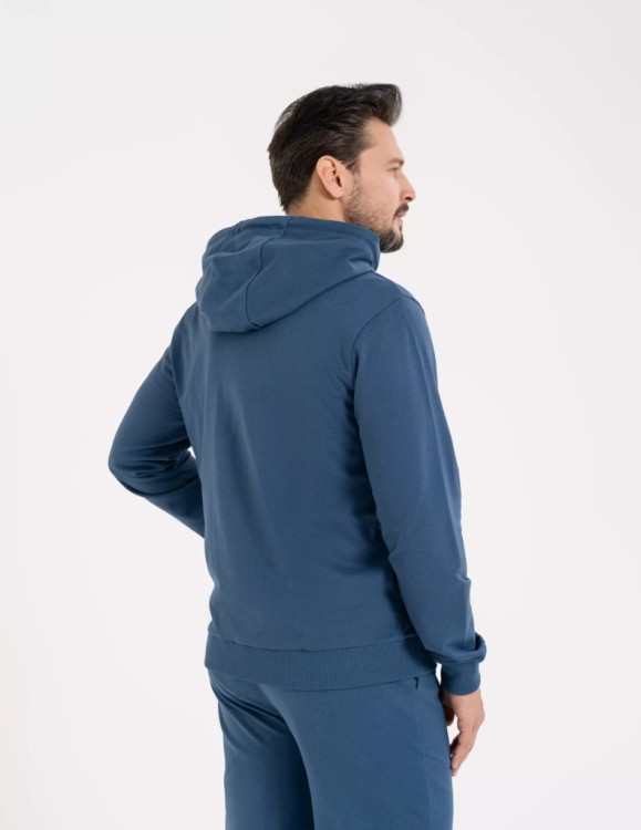 Męski dres sportowy Moraj OBM4400-001+OSM3400-001 niebieski