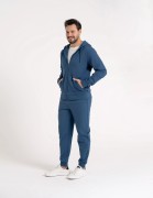 Męski dres sportowy Moraj OBM4400-001+OSM3400-001 niebieski