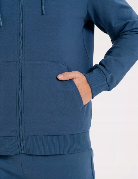 Męski dres sportowy Moraj OBM4400-001+OSM3400-001 niebieski