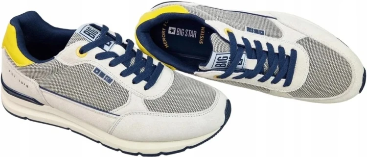 Męskie buty sportowe Big Star LL174120 beżowy