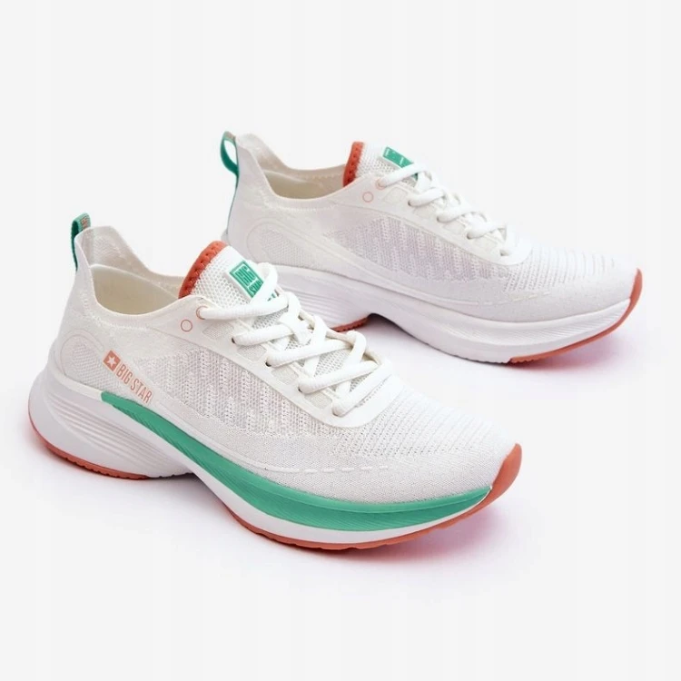 Damskie buty sportowe  Big Star LL274328 biały