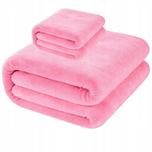 Zestaw 2 ręczników z mikrofibry Moraj 2-pakMRB1100-001+MRB550-001 różowy