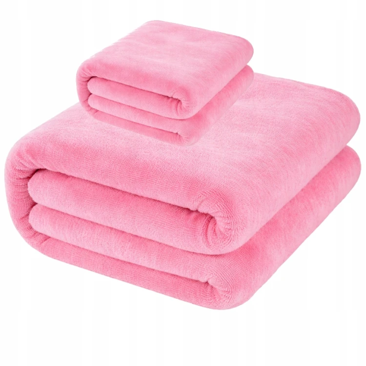 Zestaw 2 ręczników z mikrofibry Moraj 2-pakMRB1100-001+MRB550-001 różowy