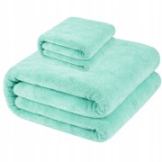 Zestaw 2 ręczników z mikrofibry Moraj 2-pak MRB1100-001+MRB550-001 zielony