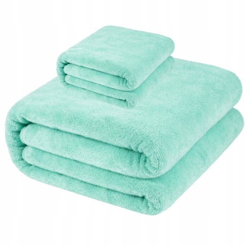 Zestaw 2 ręczników z mikrofibry Moraj 2-pak MRB1100-001+MRB550-001 zielony