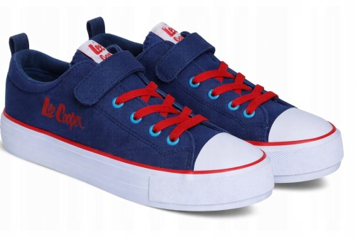 Dziecięce trampki Lee Cooper LCW-24-31-2275K granatowy